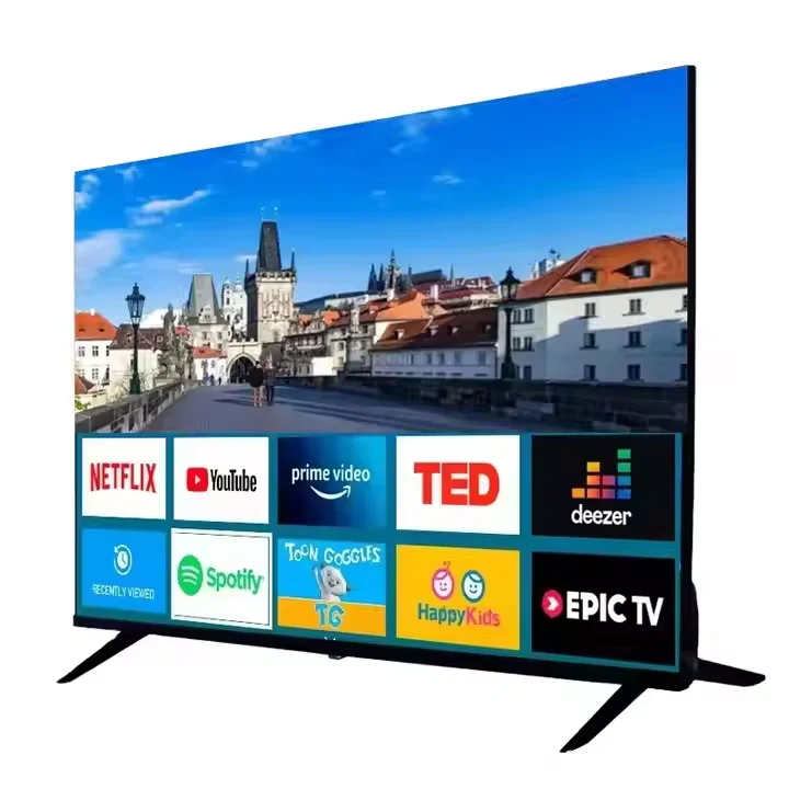 تلفزيون ذكي LED عالي الوضوح مقاس 85 بوصة للمبيعات المباشرة مع LAN متعدد الواجهات، بلوتوث 4K مخصص لغرف النوم المنزلية