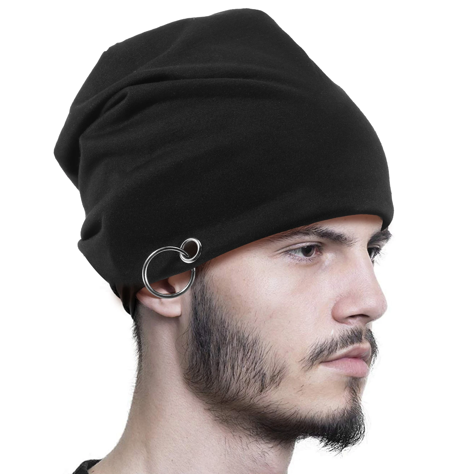 

Beanie For Stylish Turban Hat Skull Hair Bonnet Sleep Cap Elastic Comfortable Headscarf Warm Headwrap For Outdoor Hiking