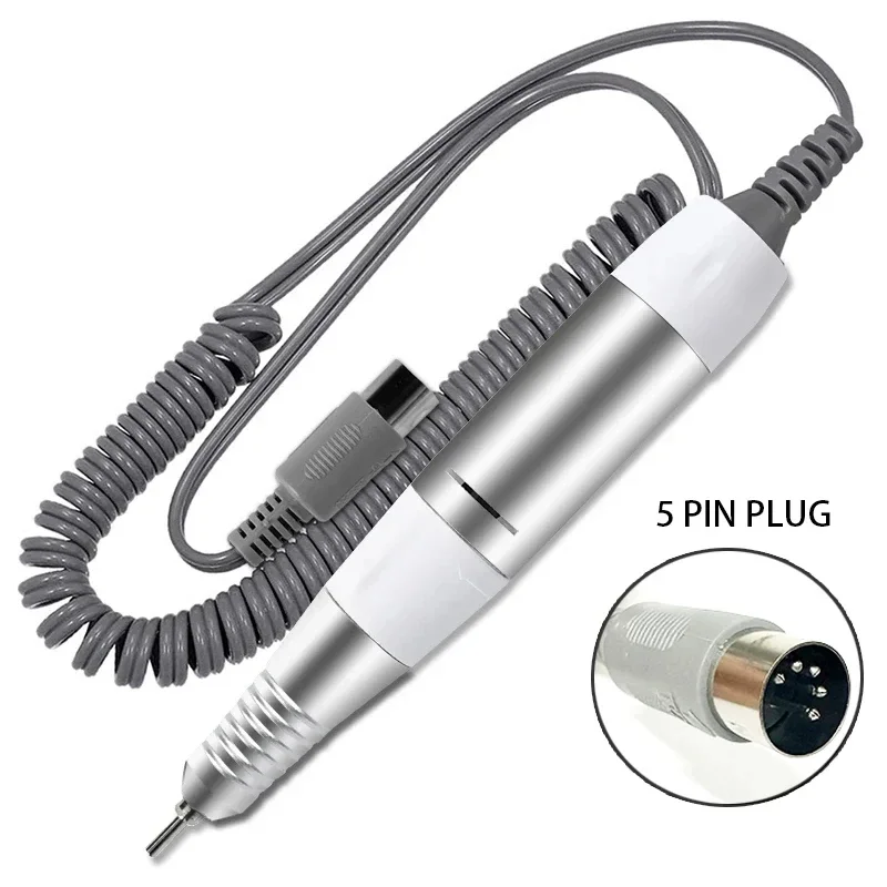5 Pin PLUG Trapano elettrico per unghie Maniglia manipolo Pedicure Penna sostitutiva Accessorio per strumento di bellezza per manicure2027