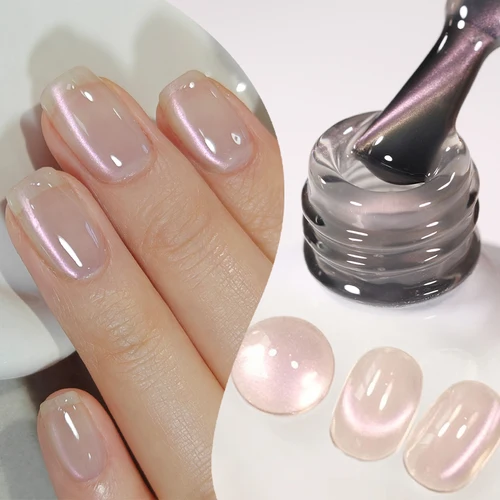 Imagen 1 del producto BORN PRETTY 10ml Rosa Oro Luz de Agua Gato Esmalte de Gel Magnético Aurora Glitter Crystal Soak Off UV LED Barniz Manicura