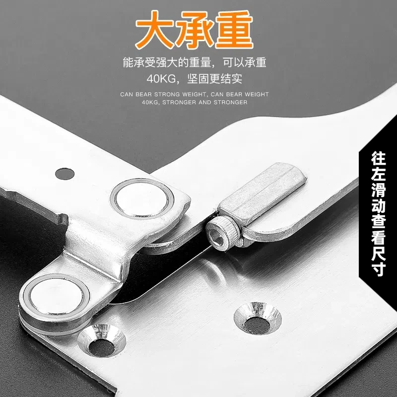 Folding door hardware accessories Full set of swing door without lower rail Flat folding 180 degree folio Wooden slidi