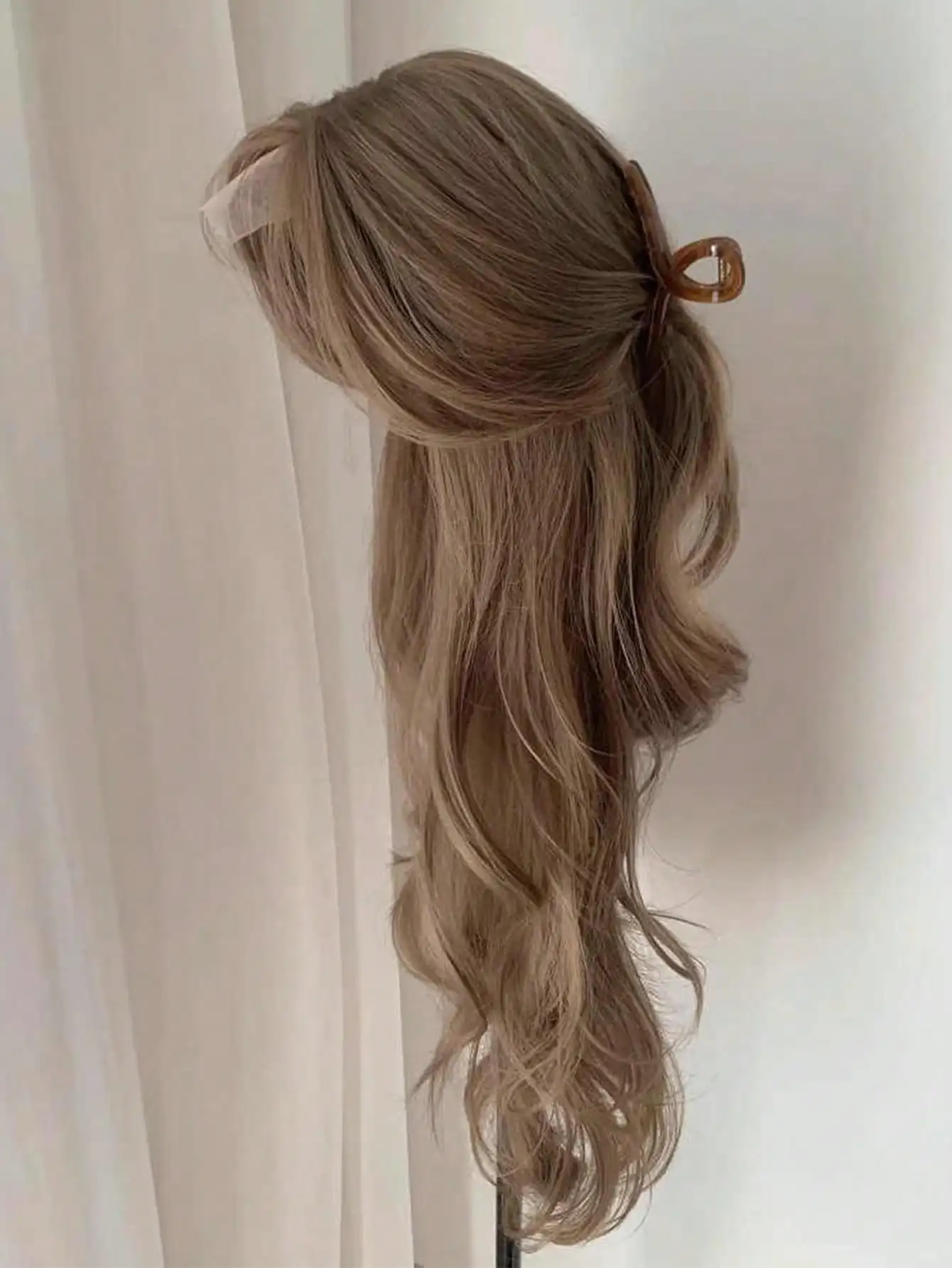 شقراء براون الاصطناعية الدانتيل الجبهة الباروكات طويل مجعد الشعر المتموج شعر مستعار طبيعي للنساء الجزء الأوسط الباروكات تأثيري حزب مقاومة للحرارة