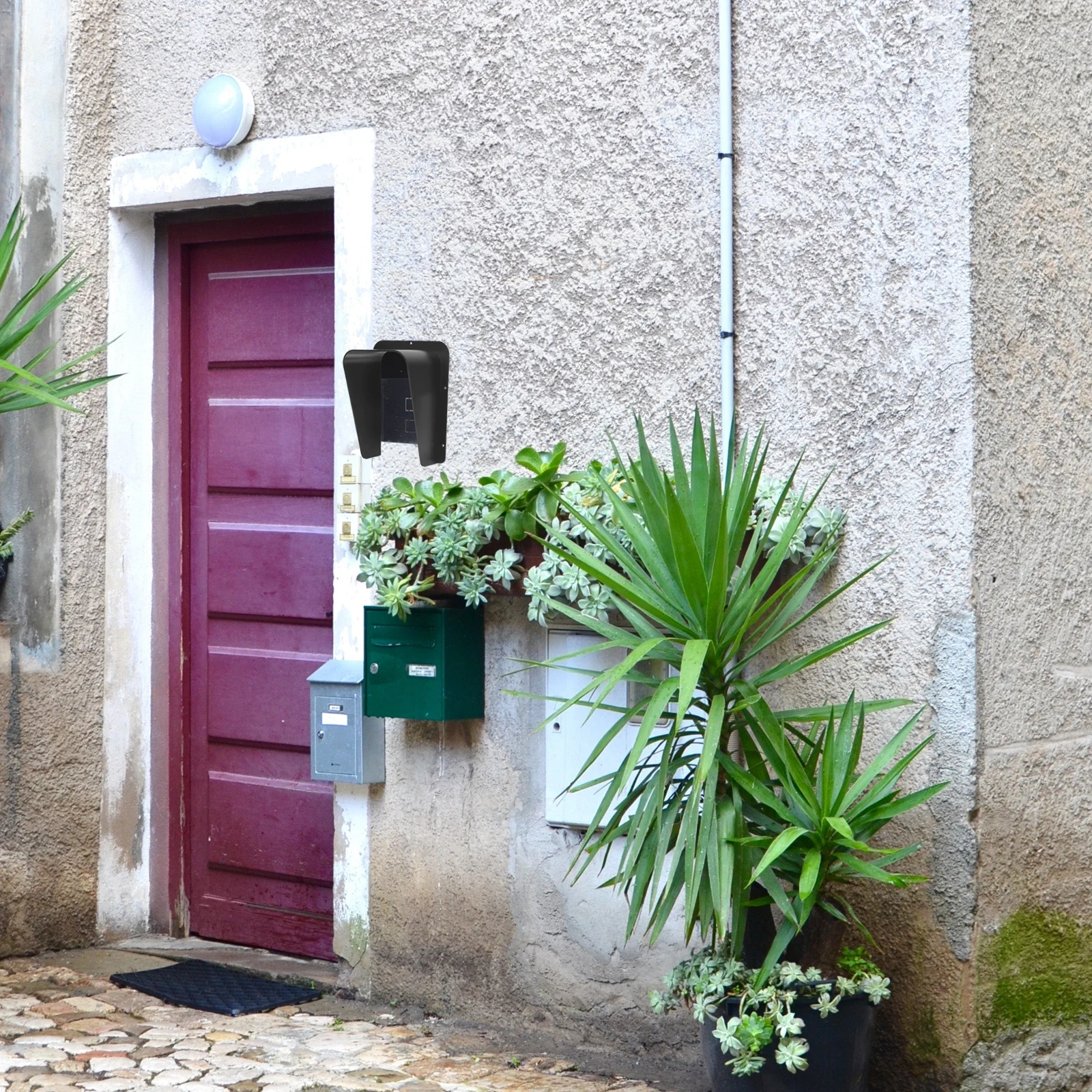 

Акриловый водонепроницаемый чехол для машины контроля доступа, дверной звонок 19, 5 см x 13, 5 см, уличная защитная коробка, непромокаемый капюшон