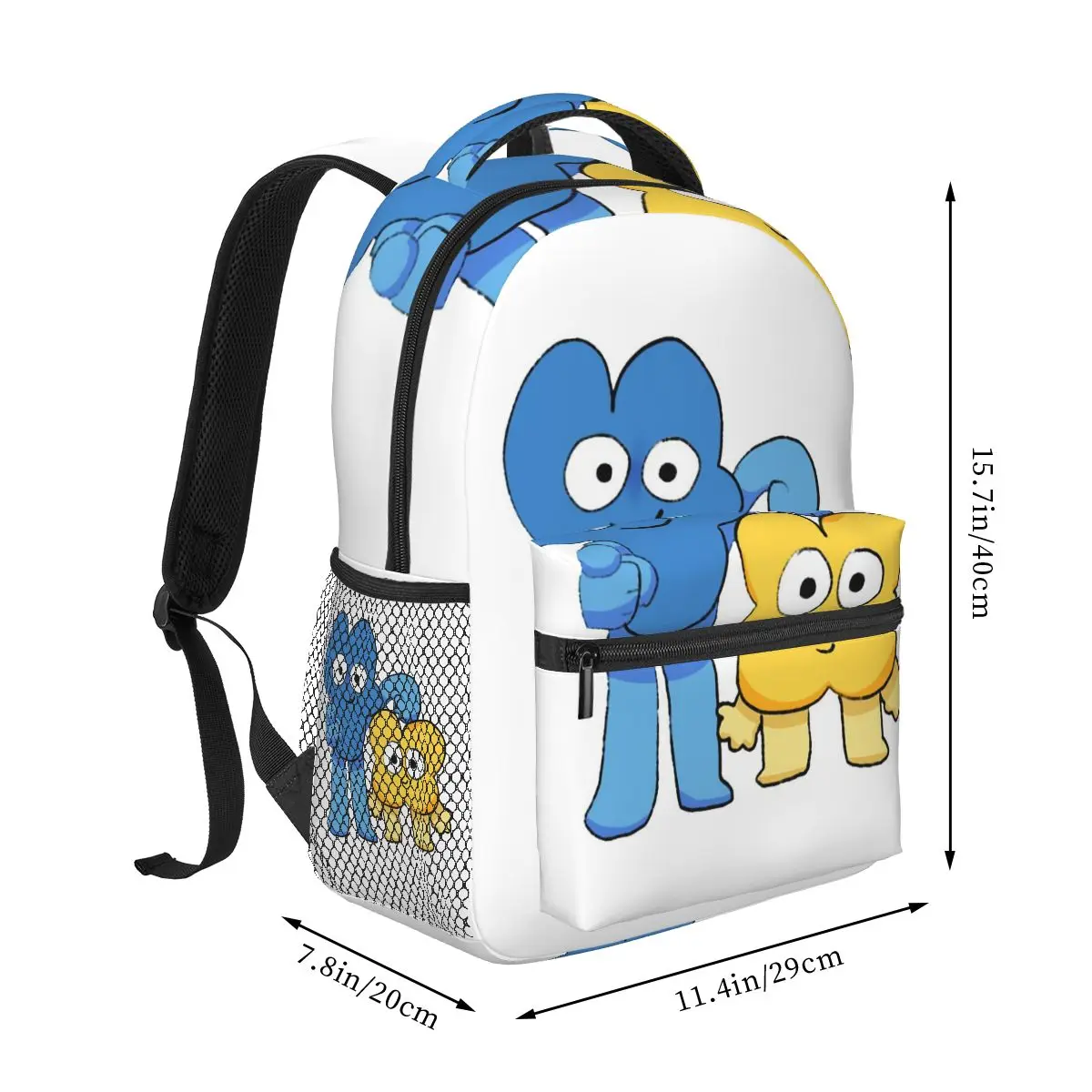 Four And X Bfdi Student Backpack School Bag Hiking Travel Daypack for Boys Girls Fashion Bookbag Shoulder Bags