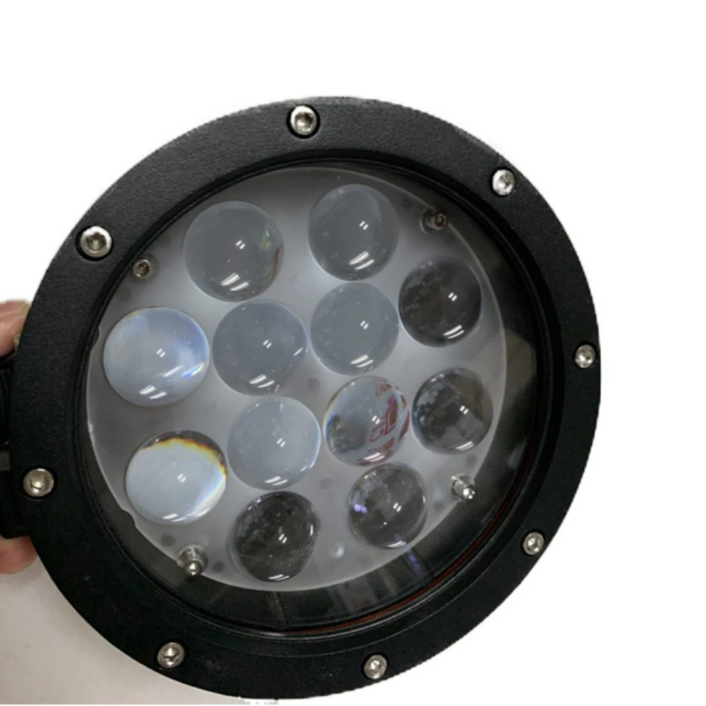7-Zoll-4D-LED-Arbeitsscheinwerfer für Offroad-SUV-LKW, Nebelscheinwerfer, LED-Spotlichter, hochhelle Arbeitsleuchten – Detail 9