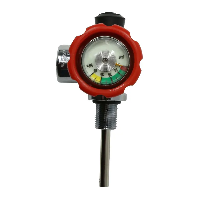 Acecare AKH-H1 High Pressure Gauge Valve M18*1.5 Thread 30Mpa For Scuba Diving Tank