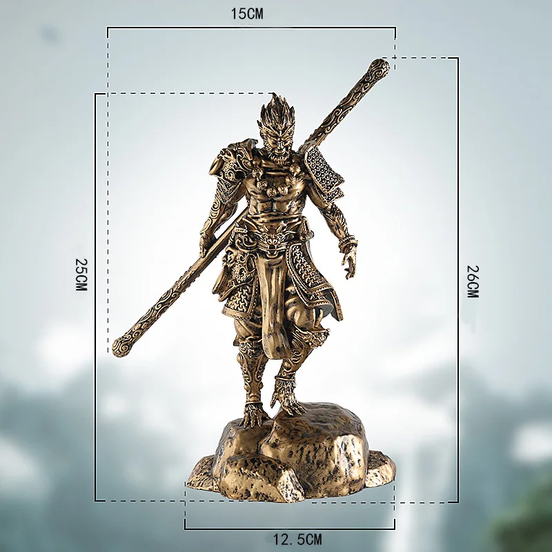 HYS words Sun Wukong ornament fight to defeat Buddha Qitian Great Sage model floor decoration home