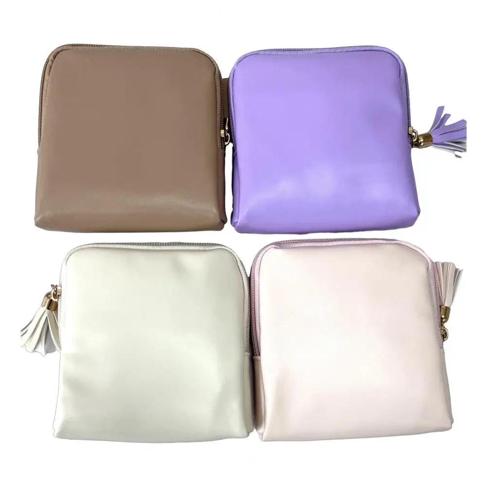 

Чехол-органайзер для ювелирных изделий из искусственной кожи, серьги, ожерелье, браслет, сумка для хранения колец, бархатная подкладка, сумка для ювелирных изделий с карманами