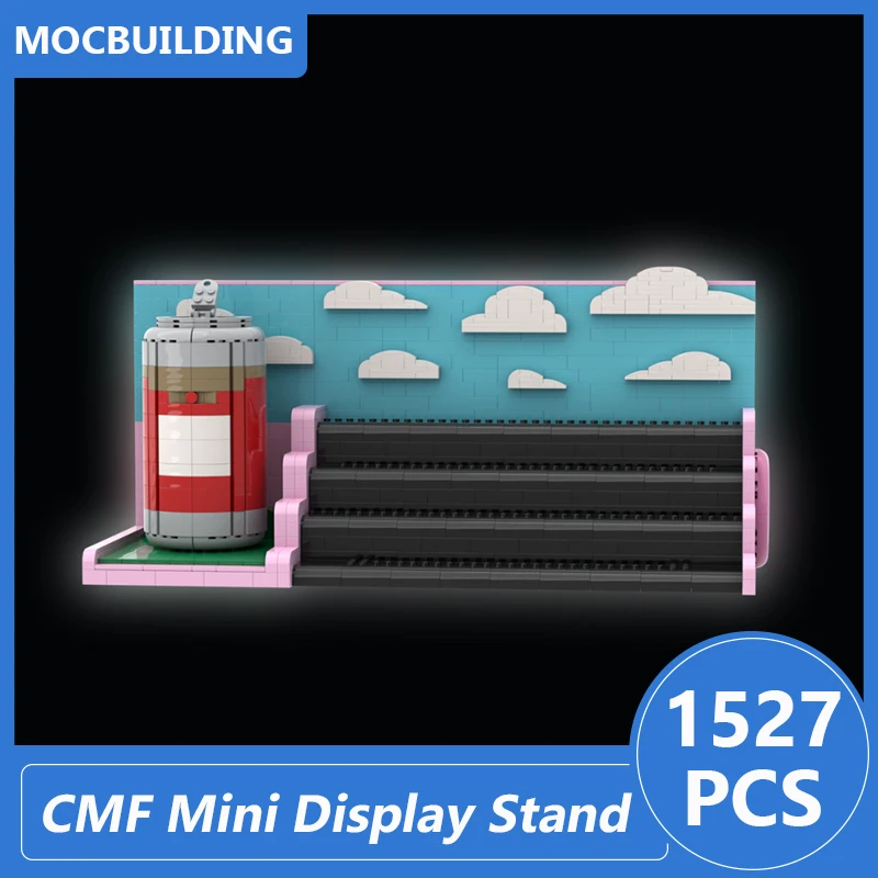 The CMF Mini Display Stand Model Moc Building Blocks Diy Assemble Bricks Collection Creative Educational Xmas Toys Gifts 1527PCS