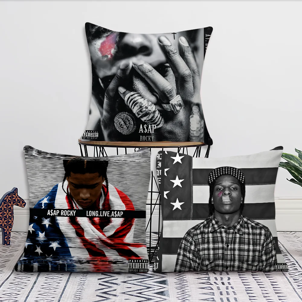 Rapper A-ASAP R-Rocky Long Live Love Sundress For Bedroom Car Coffee Shop Room and Living Room Sofa Decorative Pillow Cover Case