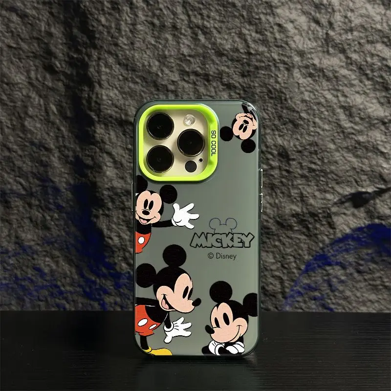 Disneys Mickeys Minnies Mouses Cute Phone Case For iPhone 15 14 13 12 11 Pro Max 7 8 Plus XR XS MAX Y2K Anti Fall Back Cover