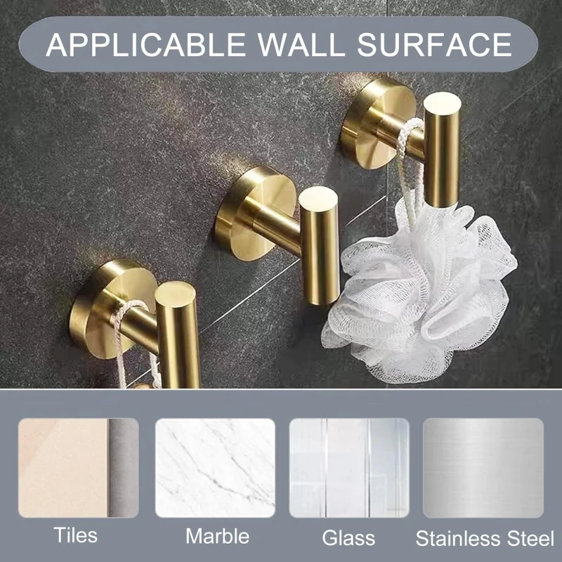 Saugnapf Haken für Dusche Handtuch Halter Edelstahl Vakuum Dusche Haken Saug Waschlappen Aufhänger Küche Handtuch Rack – Detail 5