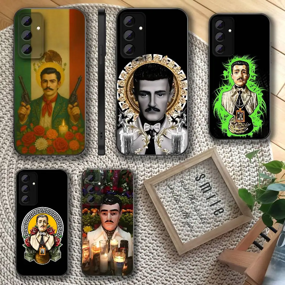 

J-Jesus M-Malverde Phone Case For Samsung S22,S24,S20,S25,S23,S30,S26,Ultra,Plus,5G ,Fe,Lite Tpu Cover