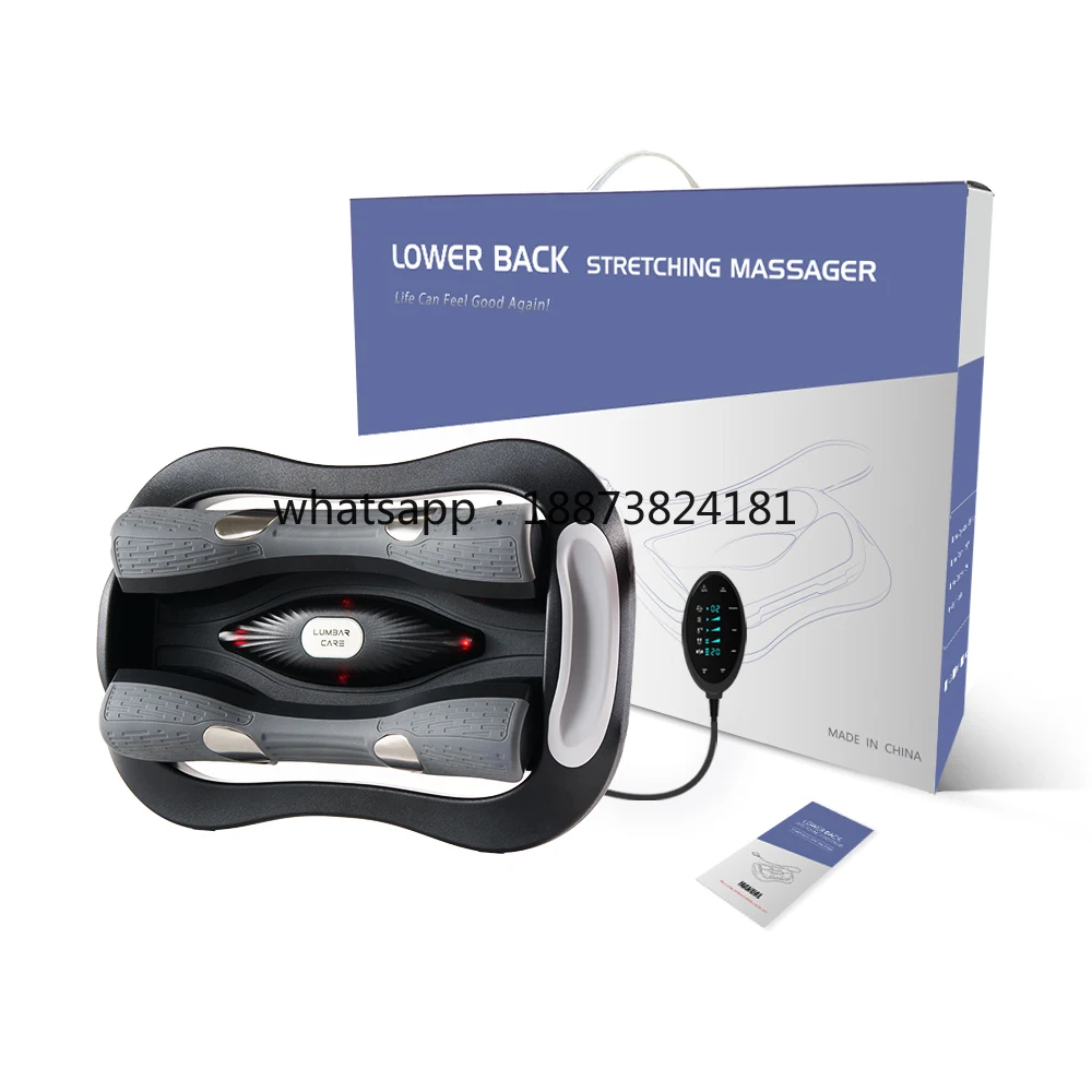 OEM Factory Waist Massager with Hot Compress Vibration Electrical Pulses Hot Compress and Vibration fast shipping