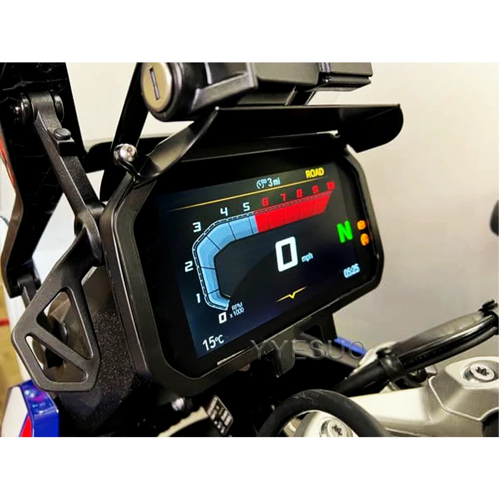 R1300GS R1300GSA Accessories TFT Display Anti Theft Bracket Sun Visor for BMW R 1300 GS R1300 GSA Dashboard Screen Protector