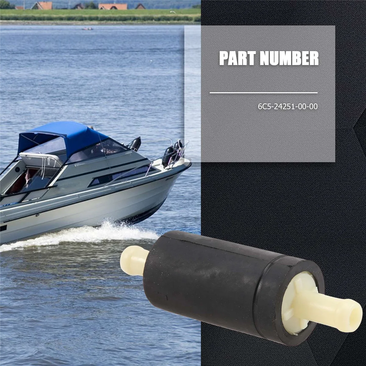 สําหรับ Yamaha การใช้กรอง 6C5-24251-00-00 F40 F50 F60 T50 T60 F70 F75 F90