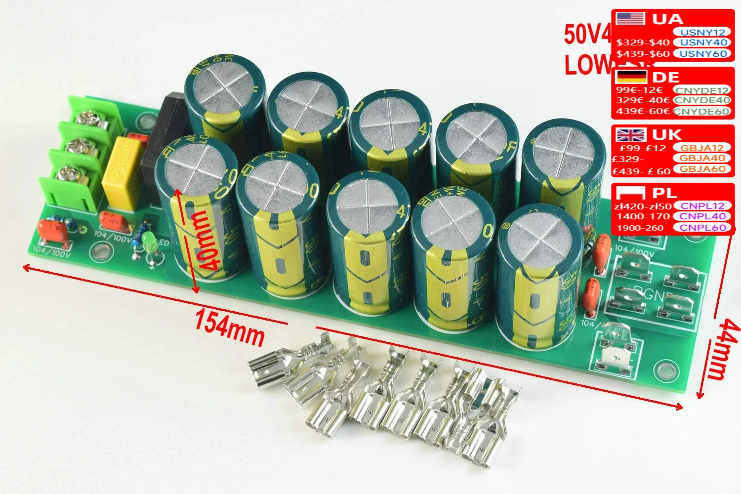 L MX series power amplifier rectifier  board dedicated