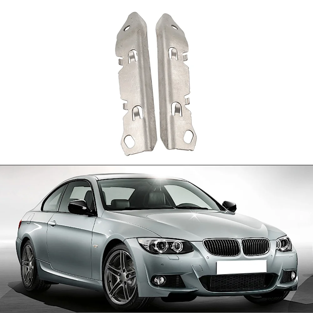 2Pcs Car Front Bumper Side Bracket Mount Support Left Right Metal For BMW 3 Series E92 E93 LCI 2008-2013 51117227897 51117227898