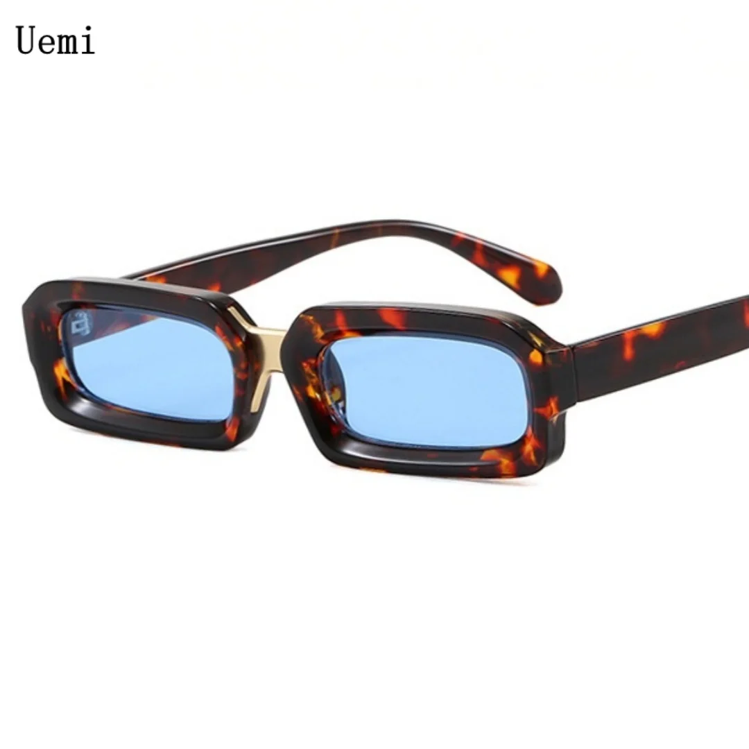 Fashion Rectangle Candy Color Sunglasses Women Shades UV400
