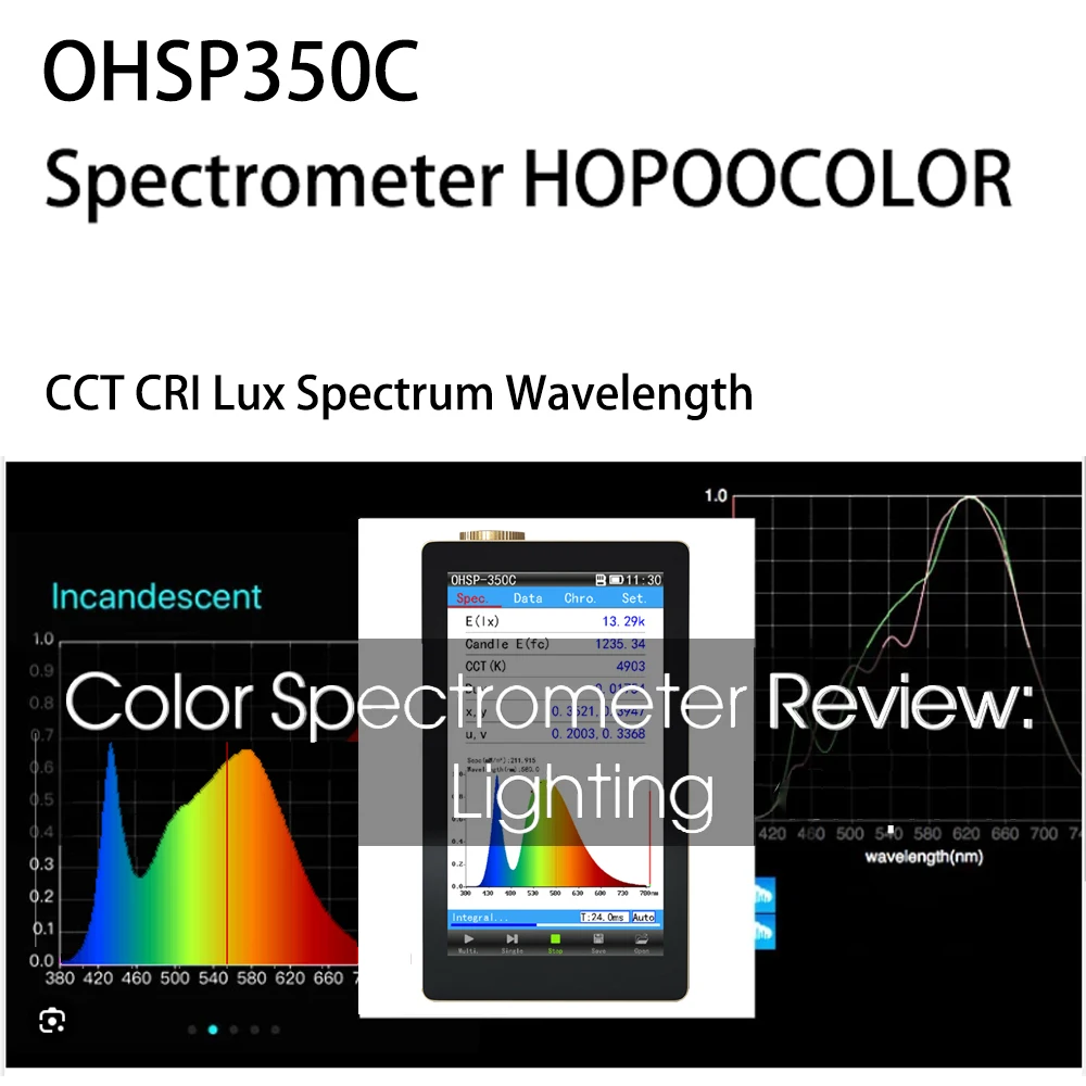 LED Test & Measurement-Handheld Spectrometer | HOPOOCOLOR OHSP350C