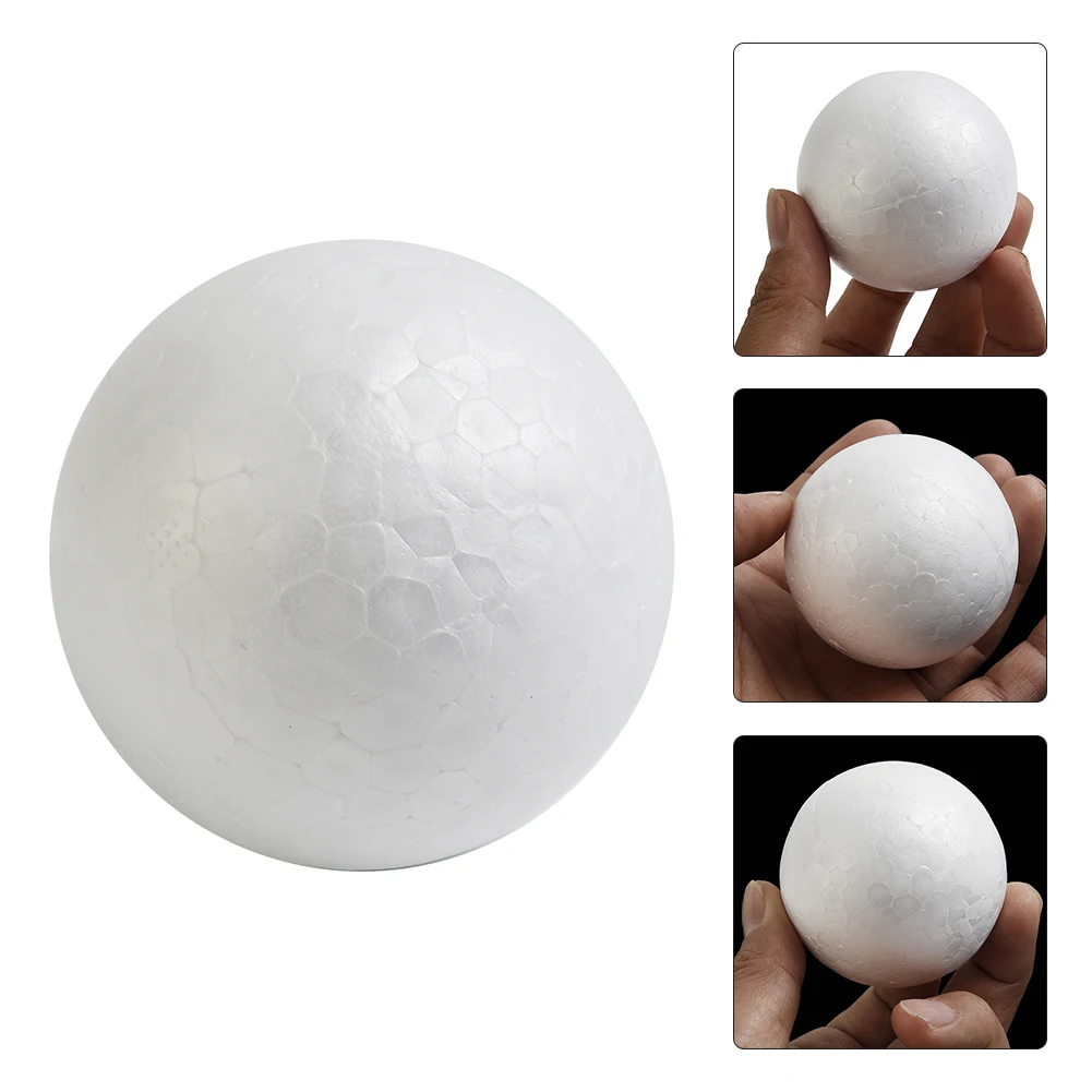 6-12cm Modelling Polystyrene Foam Balls White Craft Balls DIY Hand-painted Gifts Accessory Wedding Celebrations Event Supplies