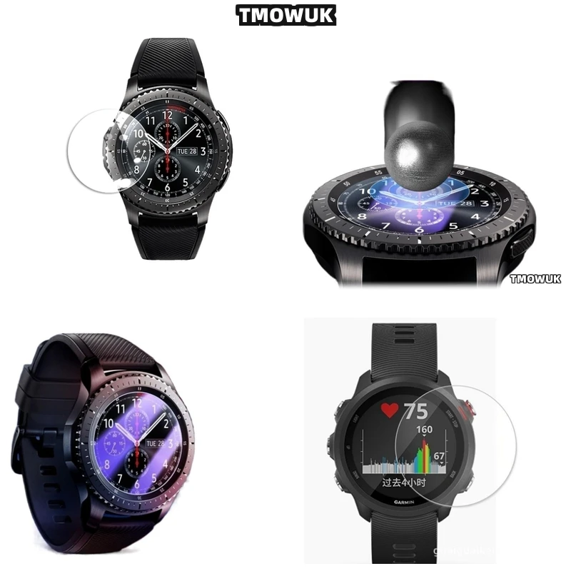 

For Samsung Gear Sport Gear 2 3 4 zero Tempered Glass 9H Hard, Anti Scratch, HD Crisp Screen