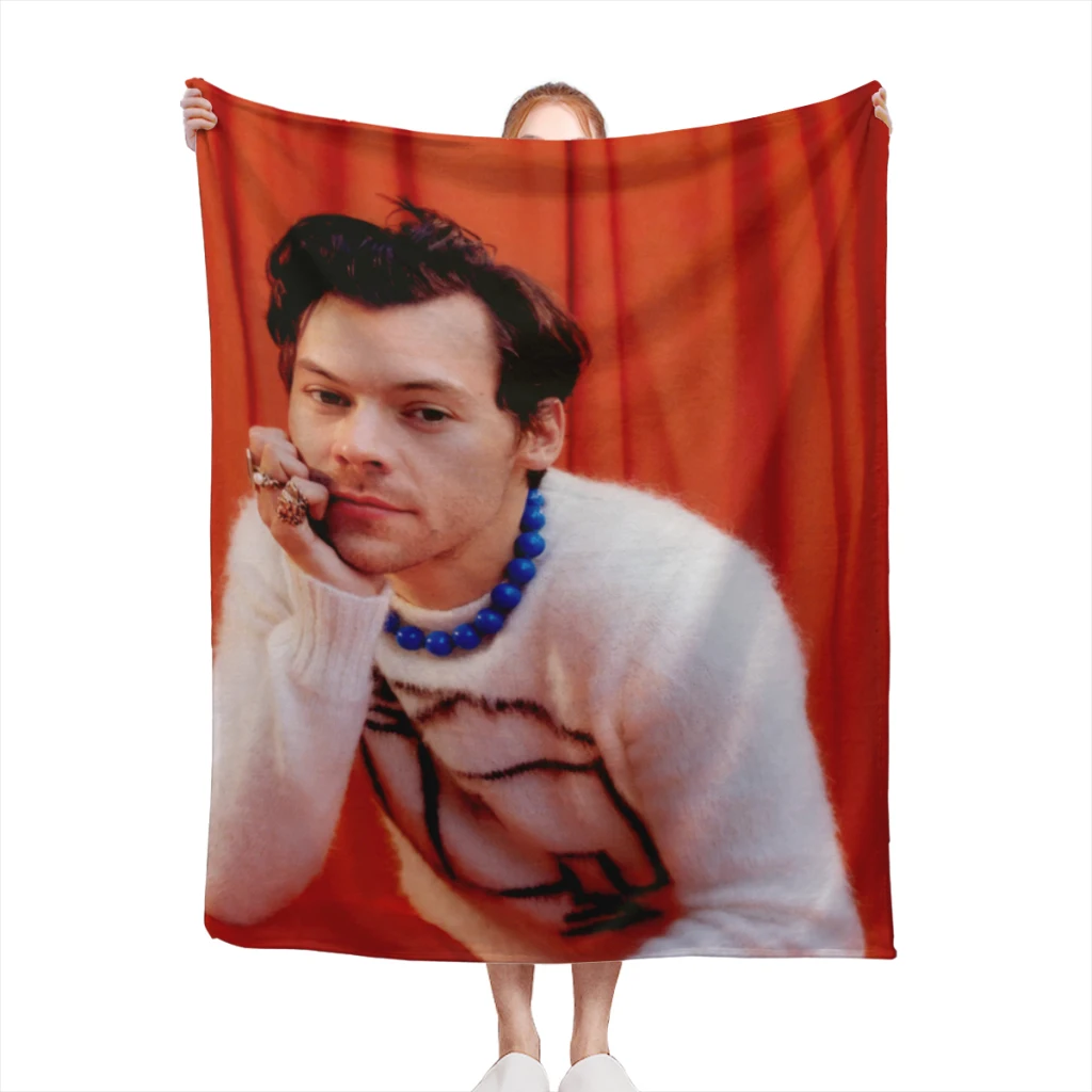 

harry-styles Blanket Flange Textile Decor Portable Super Soft Throw Blankets for Home Office Plush Thin Quilt