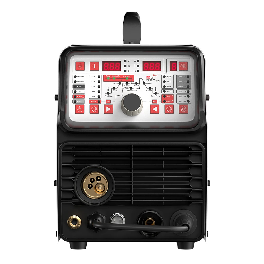 ANDELI MCT-520DPL PRO MIG/TIG/MMA/CUT/COLD ריתוך אלומיניום ריתוך 5 ב-1