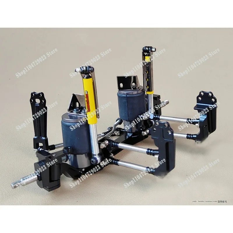Model high simulation 1/14 tractor upgraded and modified steering front axle shock-absorbing air suspension system
