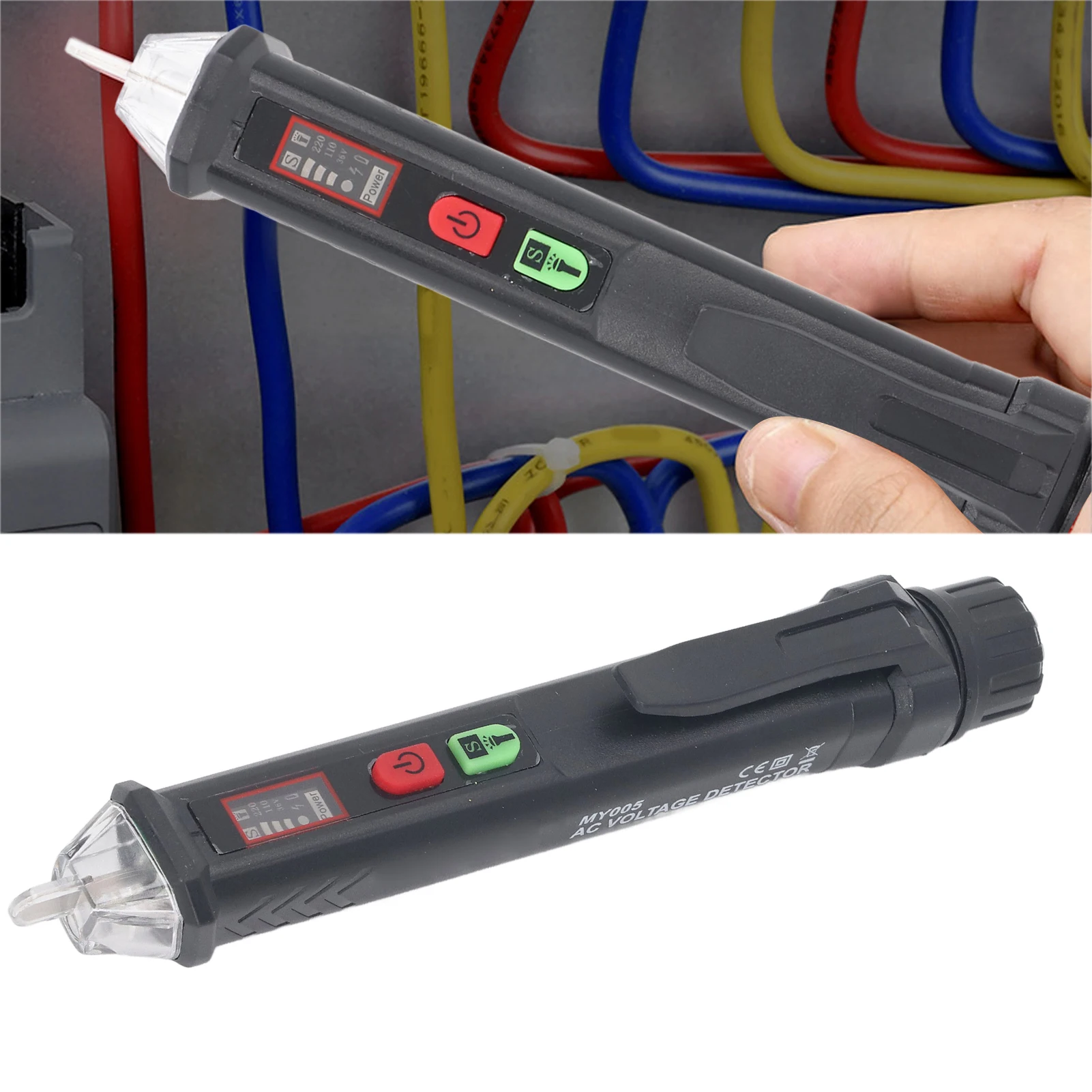 AC Voltage Detector NCV 12‑1000V Pen Type Volt Tester Circuit Line Test Pen for Repair Voltage Tester Voltage Detector Pen