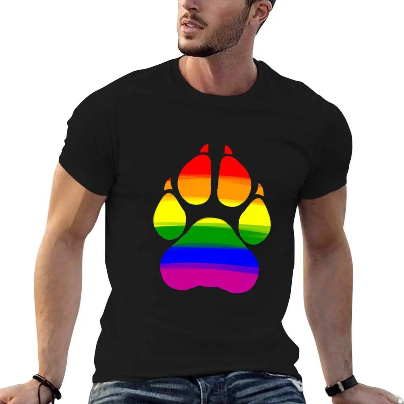 

Pawprint - Gay T-Shirt t shirts for man pack cotton graphic t shirts for man T-Shirt