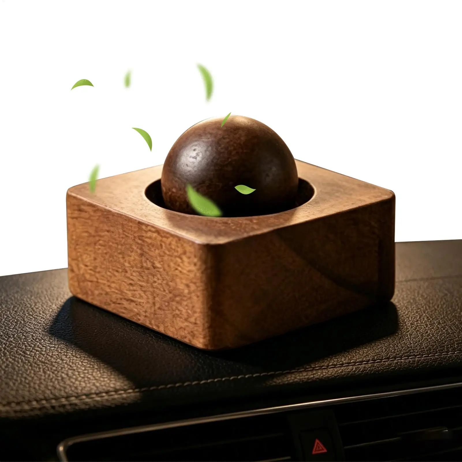 Wooden Essential Oil Diffuser  for Car & Home Bedroom Living Room Bathroom Decorative Aromatherapy Diffuser Cute Natural Fragran