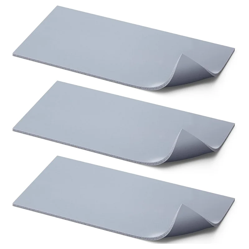 

Foam-Press Mat 1/8" X 4" X 8" Silicone Heat-Press Cover Pad 3 Pieces Accessory Double Sided For HTV Heat Transfer Vinyl