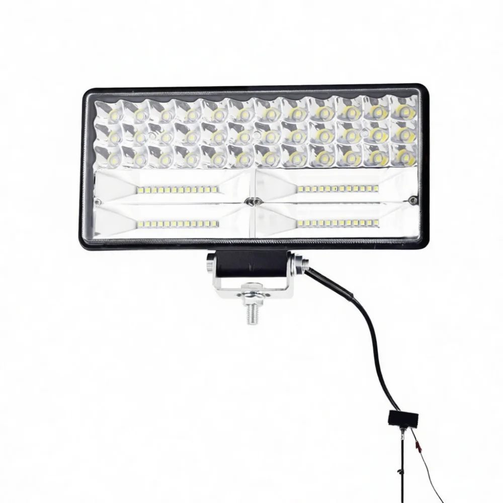 12V 24V LED Work Lamp Strip Wide Beam Driving Spotlight For Truck Tractor Excavator Harvester Electric Tricycle Auto Accessory