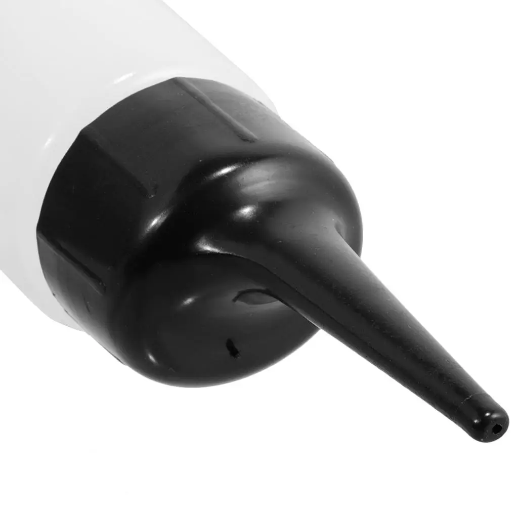 150 مل صالون البلاستيك لون الشعر تصفيف الشعر قياس قضيب زجاجة مقياس