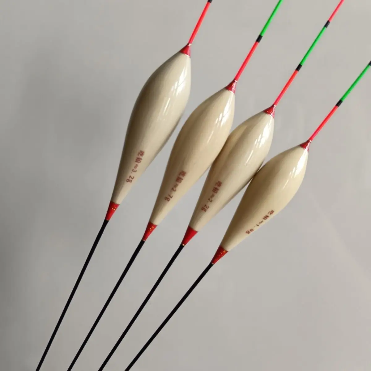 صنارة صيد عالية الحساسية C4 بطول 60 سم مع ذيل أحمر وأخضر لصيد الحمير والكارب الكبير والأسماك العشبية في الحفر السوداء #4