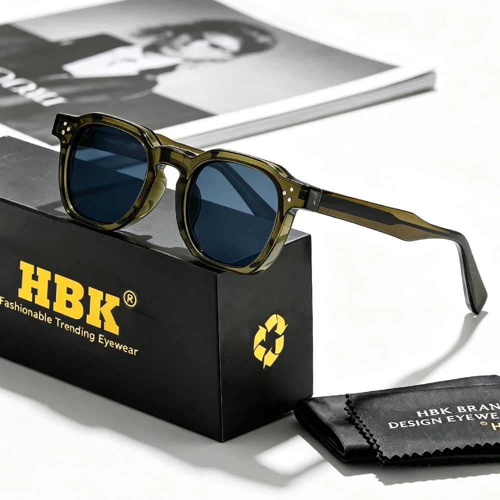 HBK Neue Platz Retro Sonnenbrille Männer Mode Punk Sonnenbrille Frauen Reise Fahren Strand Brillen Lunette De Soleil Femme UV400