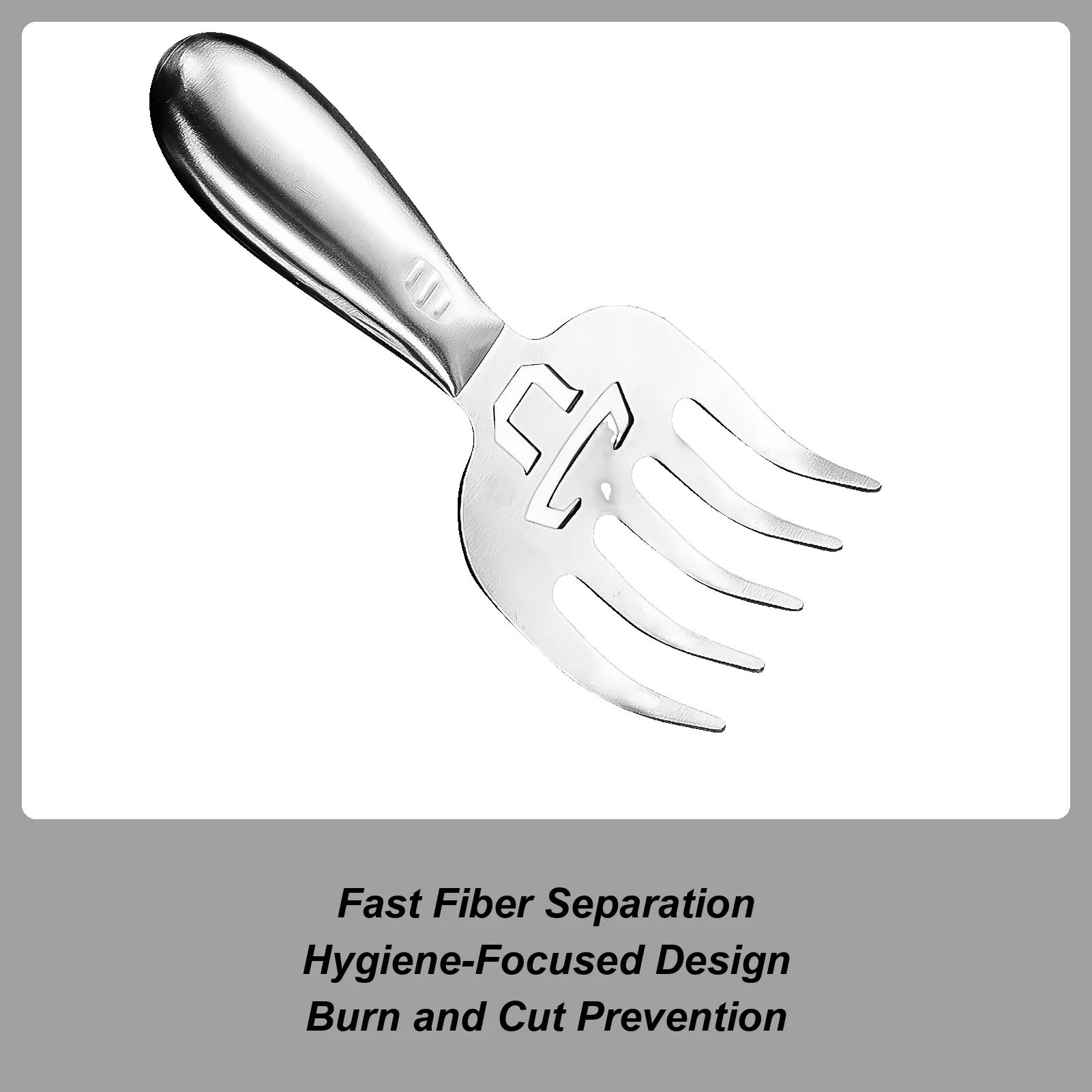 

Мясные когти для измельчения из нержавеющей стали, кухонный инструмент для приготовления барбекю, вилка для измельчения еды, для резьбы, вытягивания, обработки и сервировки