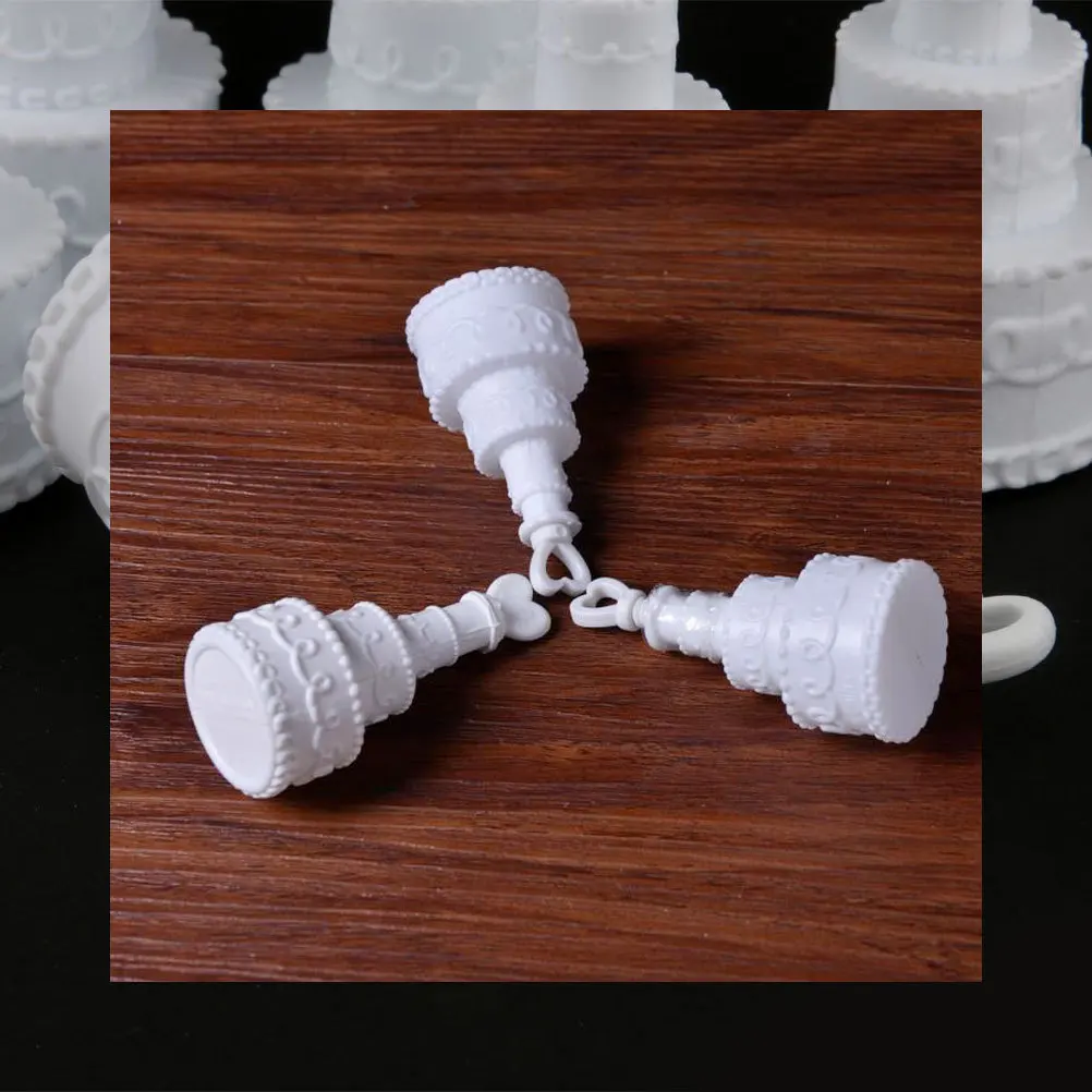 12 قطعة زجاجة فقاعية 4 طبقات على شكل قلب من البلاستيك خفيف الوزن لحفلات الزفاف والديكور الخارجي للأطفال #1