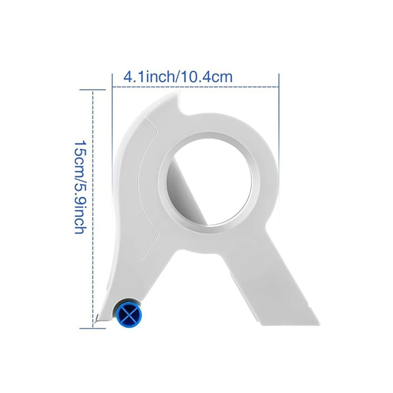 Masking Tape Dispenser, Easy to Grip Rounded Handles, Saves Time