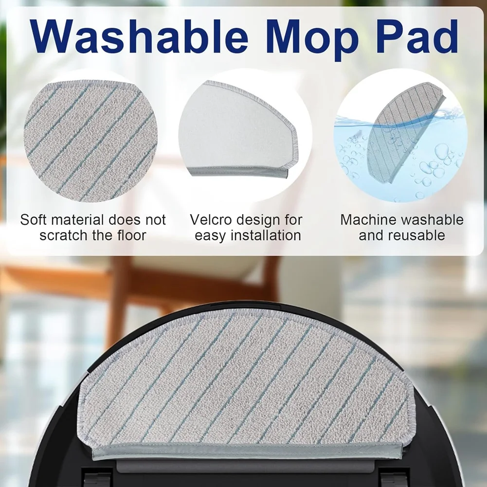 Promotion!Accessories For ECOVACS DEEBOT N20 Plus/ N20 PRO Plus Robot Vacuum Replacement Parts Main Side Brush, Filter, Mop Pad