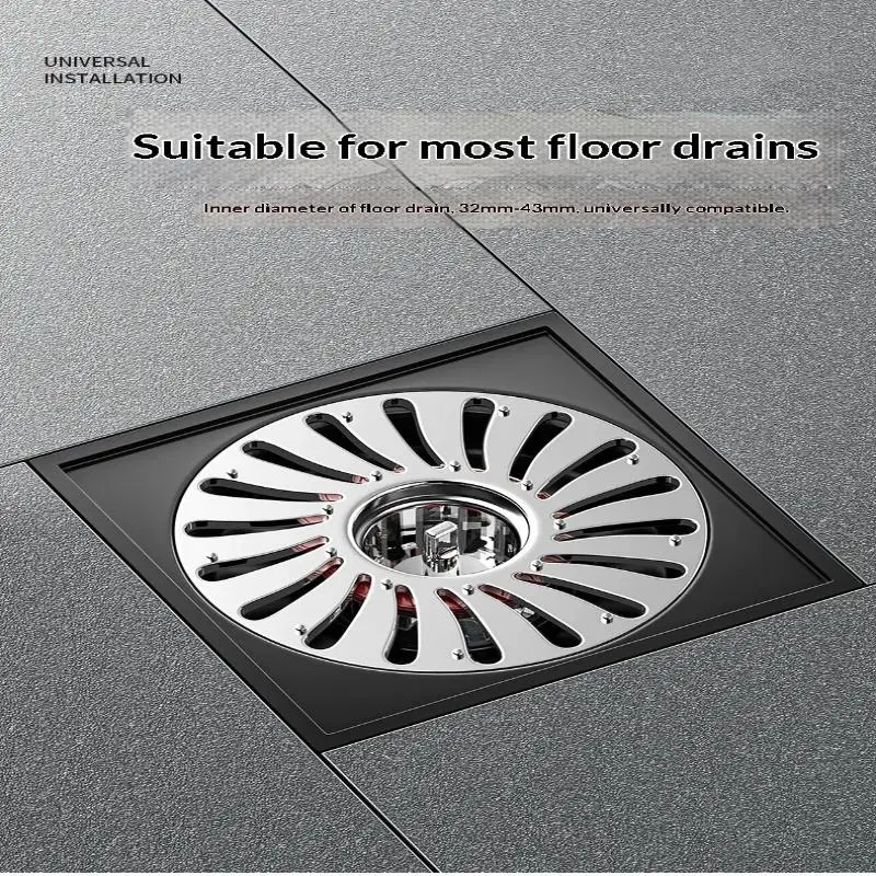 1pc New Anti Odor Floor Drain Core Removable Insect Prevention Drain Cover Colander Shower Drainer Kitchen Bathroom Accessories