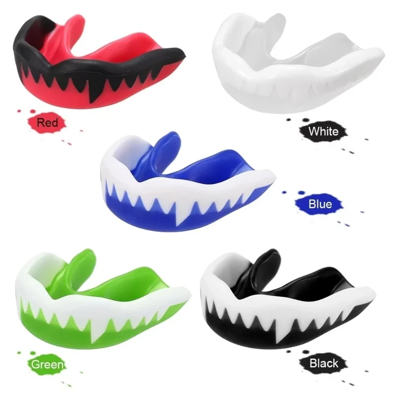 1PC EVA Mouthguard Teeth Protector Mouthguard Suitable for Boxing Sparring Basketball Rugby Safety Sports Protectors