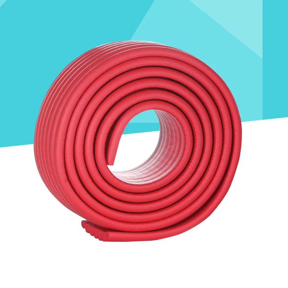 

W-образная утолщенная защита для детского стола, угловая защитная подушка, бампер для предотвращения столкновений, красная, очень толстая, ударная поглощающая полоса