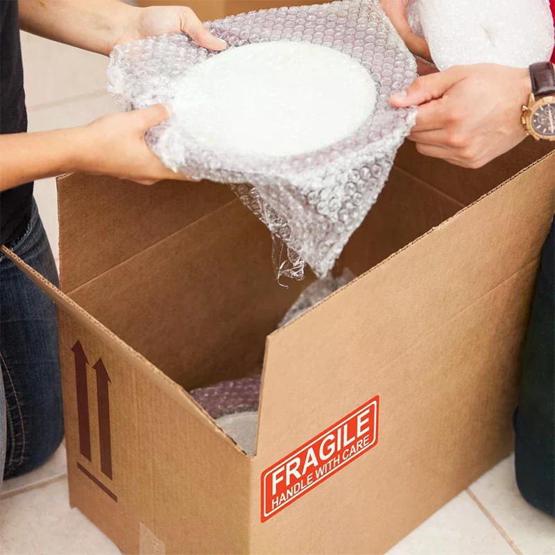 Expédier les colis en toute sécurité ! 500 autocollants d'avertissement de fragilité, étiquettes « Manipuler avec soin » et fournitures d'expédition DIY