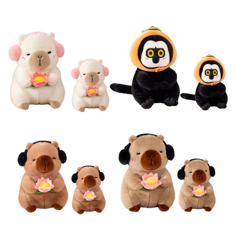 Fashionable Charm Persimmon Stylish Plush Toy Soft and Safe PP Cotton Stuff Animals for All Ages Daily Casual Use