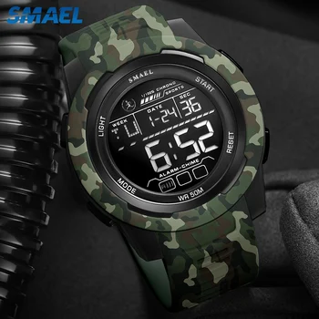 New SMAEL 8105 Watches Camo Strap Military Sport Watch for Men Clock Fashion Digital…