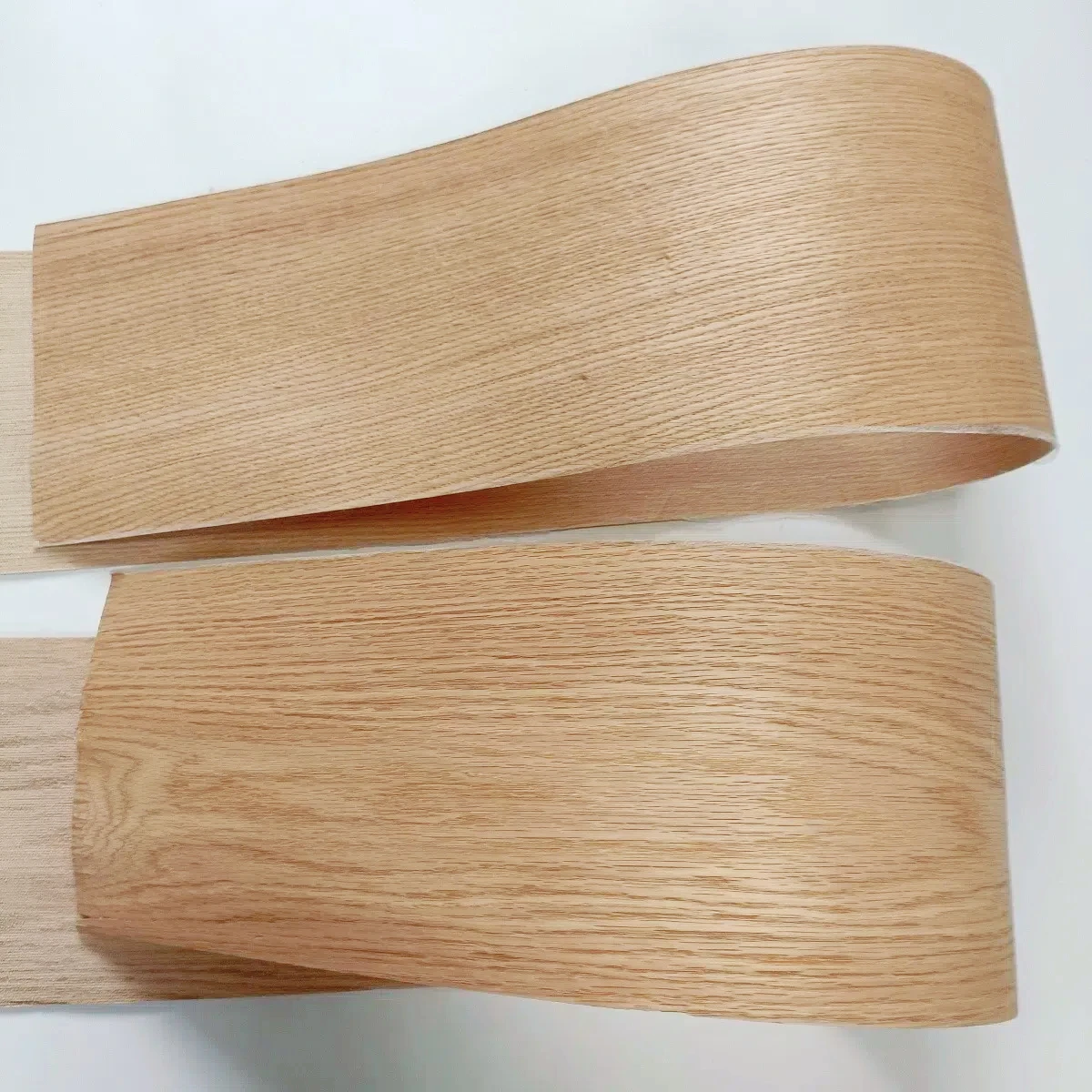 250 سنتيمتر ورقة قشرة خشب البلوط الأحمر لصقها مسبقًا ، حديد لاصق تذوب الساخن على مدعوم لخزانة تجديد الأثاث النجارة المتكلم