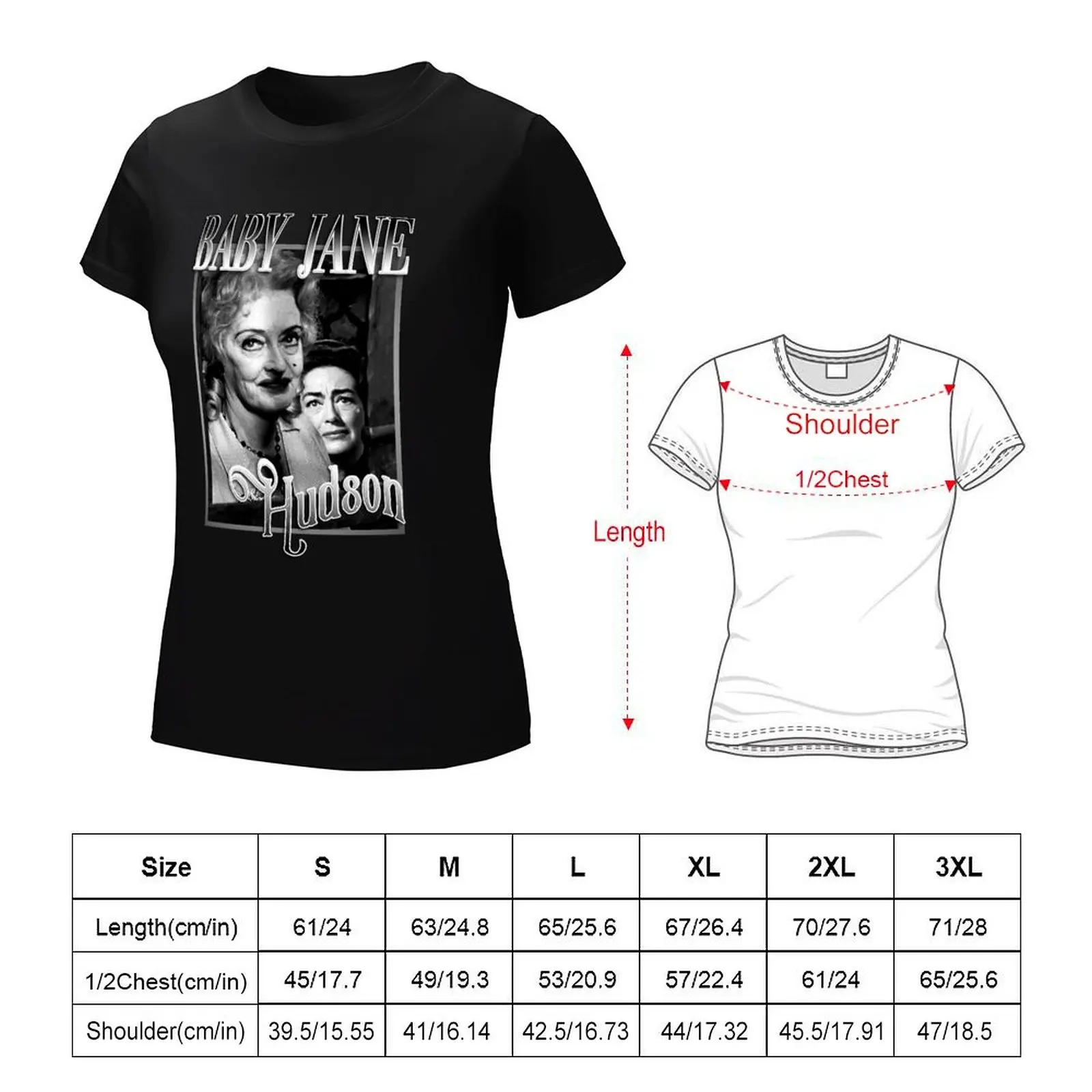 Baby Jane T-Shirt vintage clothes tees shirts graphic tees animal print shirt for girls oversized workout shirts for Women