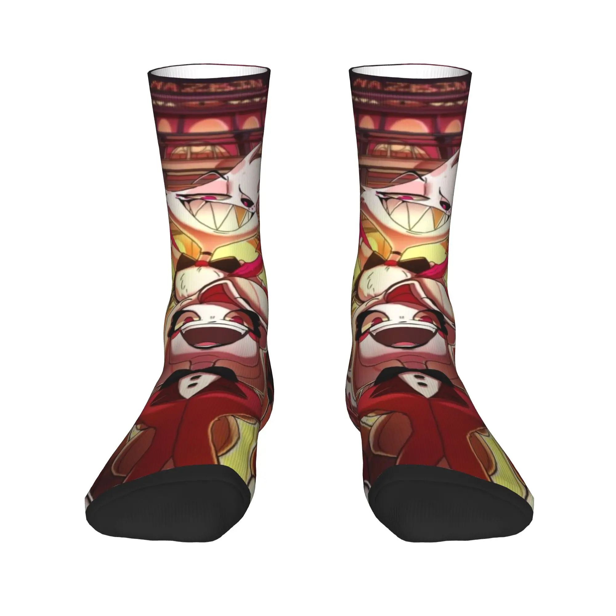 Носки унисекс Alastor Vox Hazbines Hoteles Merch, впитывающие пот носки, милые для повседневной носки